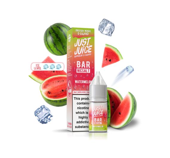 Just Juice Bar - Watermelon - 10ml Liquid (Nic Salt) Just Juice Bar - Watermelon - 10ml Liquid (Nic Salt)