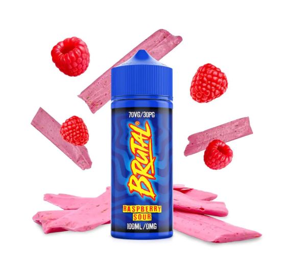 Just Juice Brutal - Raspberry Sour - 100/120ml (Shortfill)
