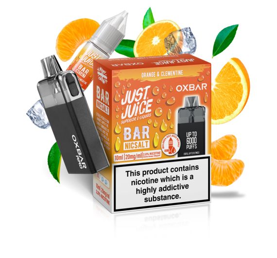 Just Juice - X Oxbar RRB - Arancia & Clementina - Sistema Ibrido (6000 Puff)