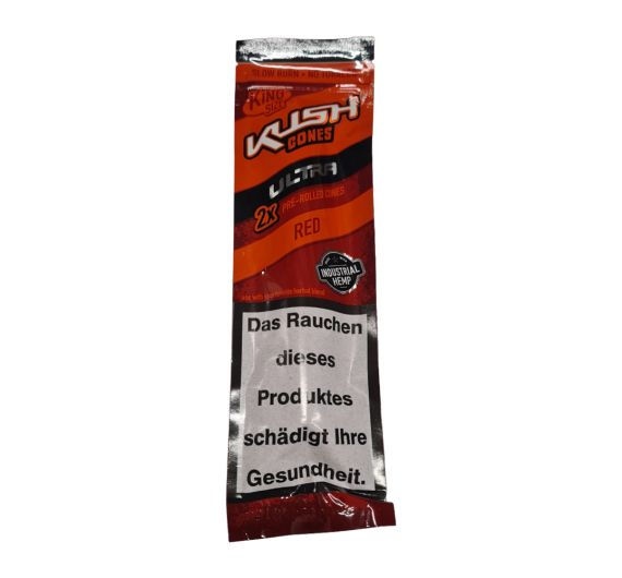 Kush - Conical Herbal Wraps Ultra Red