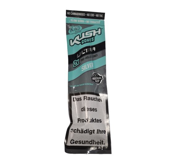Kush - Conical Herbal Wraps Ultra Silver