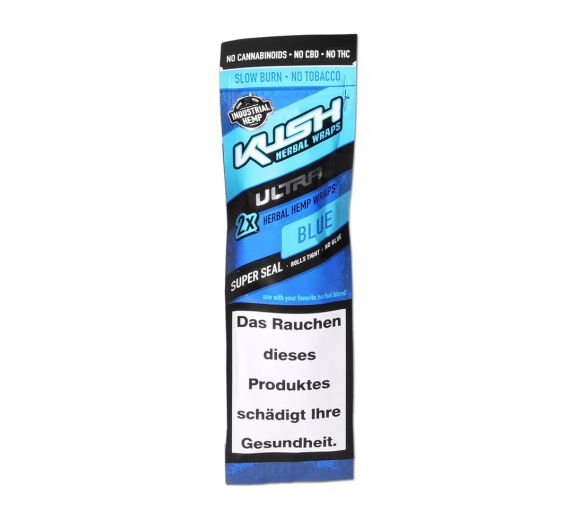 Kush Herbal - Hemp Wraps Ultra Blue Kush Herbal - Hemp Wraps Ultra Blue