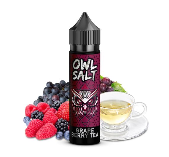 OWL Salt - Tè ai frutti di bosco e uva - Aroma Longfill 10/60ml