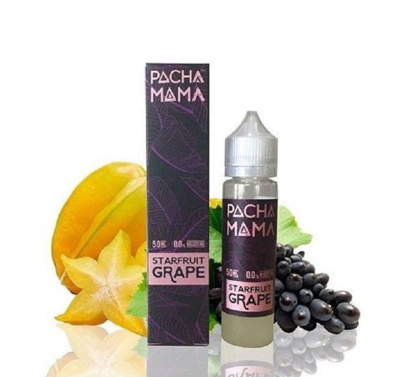 Charlies Chalk Dust Pacha Mama - Starfruit Grape - 50/60ml Liquid (Shortfill)