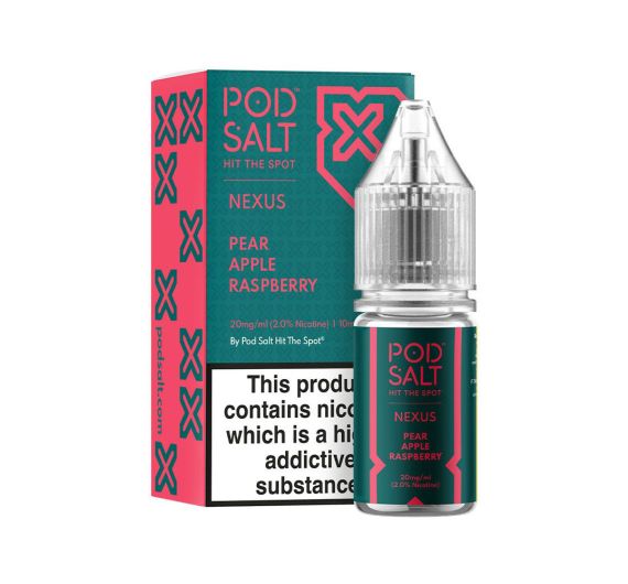 Pod Salt Nexus - Pear Apple Raspberry - 10ml Liquid (Nic Salt)