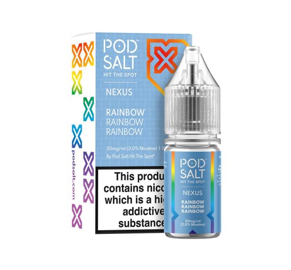 Pod Salt Nexus - Rainbow - 10ml Liquid (Nic Salt)