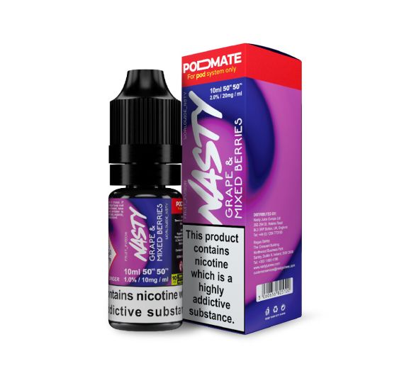 PodMate - Grape & Misto Berries - 10ml Liquid (Nic Salt)