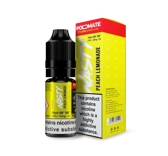 PodMate - Peach Lemonade - 10ml Liquid (Nic Salt)