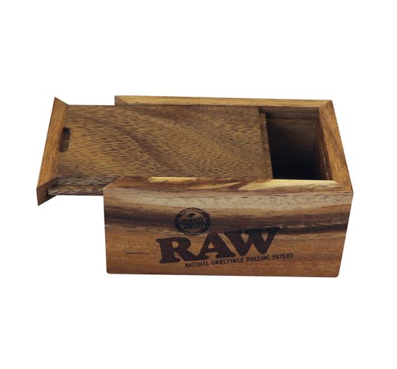 Raw - Holzbox con Schiebedeckel