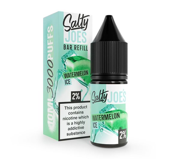 Ricarica Bar Salty Joe's - Watermelon Ice - 10ml Liquido (Sale di Nicotina) 20 mg/ml Nikotin Ricarica Bar Salty Joe's - Watermelon Ice - 10ml Liquido (Sale di Nicotina) 20 mg/ml Nikotin