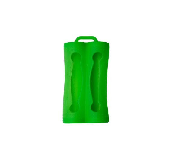 Custodia in silicone per 2x batteria 21700 - Verde
