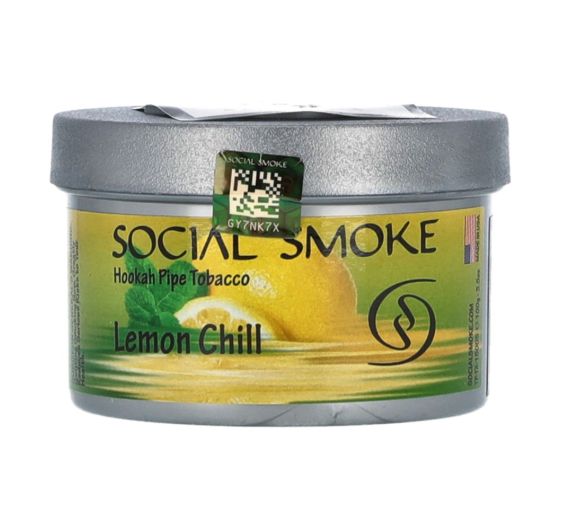 Social Smoke - Lemon Chill - 100g - Tabacco da shisha