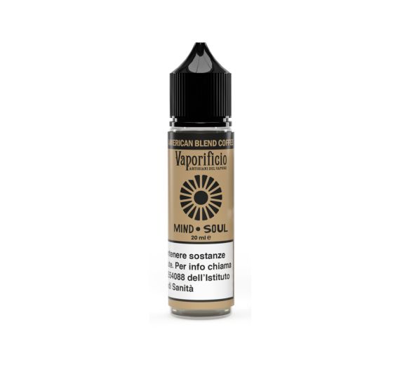 Vaporificio Mind Soul - Miscela Americana, Caffè - 20/60ml Liquido (Longfill)
