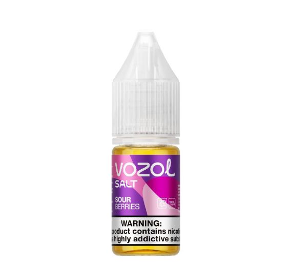 Vozol Liquidi - Sour Berries - 10ml Liquid (20mg Nic Salt)
