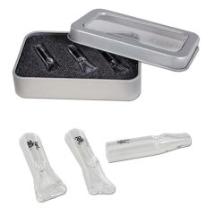 Black Leaf - 3 Glastips zum Eindrehen Black Leaf - 3 Glastips zum Eindrehen