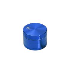 Black Leaf - 4-teilig Aluminium mit Sieb Blau - Grinder Black Leaf - 4-teilig Aluminium mit Sieb Blau - Grinder