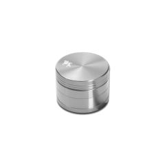 Black Leaf - 4-teilig Aluminium Silber - Grinder Black Leaf - 4-teilig Aluminium Silber - Grinder