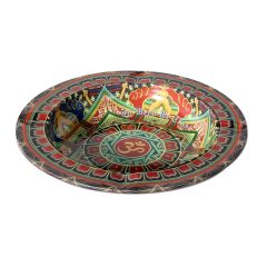 Black Leaf - Aschenbecher aus Metall - Mandala Black Leaf - Aschenbecher aus Metall - Mandala