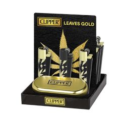 Clipper Classic - Metallfeuerzeug LEAVES GOLD Clipper Classic - Metallfeuerzeug LEAVES GOLD