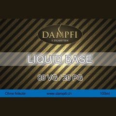 Dampfi Liquid Base 100 Ml 80VG/20PG Dampfi Liquid Base 100 Ml 80VG/20PG