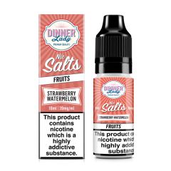 Dinner Lady FRUITS - Strawberry Watermelon - Liquido 10 ml ai sali di nicotina - NOVITÀ! Dinner Lady FRUITS - Strawberry Watermelon - Liquido 10 ml ai sali di nicotina - NOVITÀ!