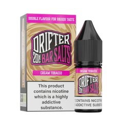 Drifter Bar Salts - Cream Tobacco - Liquid (Nik-Salz) Drifter Bar Salts - Cream Tobacco - Liquid (Nik-Salz)