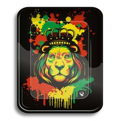 Fire-Flow - RASTA STENCIL LION - Metall - Mischschale Fire-Flow - RASTA STENCIL LION - Metall - Mischschale