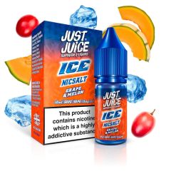 Just Juice Ice - Grape & Melon - 10ml Liquid (Nik-Salz) Just Juice Ice - Grape & Melon - 10ml Liquid (Nik-Salz)