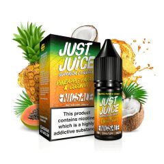 Just Juice - Ananas, Papaya e Cocco - Liquido 10ml (Sali di nicotina) Just Juice - Ananas, Papaya e Cocco - Liquido 10ml (Sali di nicotina)