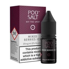 Pod Salt - Mixed Berries Ice - 10ml Liquid (20mg Nik-Salz) Pod Salt - Mixed Berries Ice - 10ml Liquid (20mg Nik-Salz)