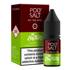Pod Salt Fusion - Cola al lime - Liquido 10ml Pod Salt Fusion - Cola al lime - Liquido 10ml