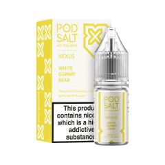 Pod Salt Nexus - White Gummy Bear - 10ml Liquid (Nik-Salz) Pod Salt Nexus - White Gummy Bear - 10ml Liquid (Nik-Salz)