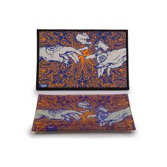 Puff Puff Pass It - Matte und Glastablett - Orange Puff Puff Pass It - Matte und Glastablett - Orange