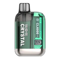 SKE Crystal CL6000 - NS20mg - Hybrid System Watermelon Ice SKE Crystal CL6000 - NS20mg - Hybrid System Watermelon Ice