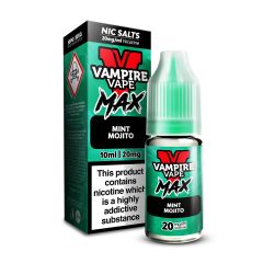 Vampire Vape MAX - Mint Mojito - 10ml Liquido (Sale di nicotina) Vampire Vape MAX - Mint Mojito - 10ml Liquido (Sale di nicotina)