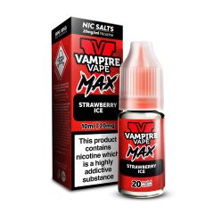 Vampire Vape MAX - Fragola Ghiacciata - 10ml Liquido (Sale di Nicotina) Vampire Vape MAX - Fragola Ghiacciata - 10ml Liquido (Sale di Nicotina)