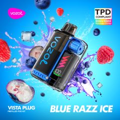 Vozol VISTA Plug Kit - 20mg - Hybrid System Blue Razz Ice Vozol VISTA Plug Kit - 20mg - Hybrid System Blue Razz Ice