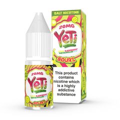 Yeti - Sourz - Lampone acidulo & anguria Ice - Liquido ai sali di nicotina 10 ml Yeti - Sourz - Lampone acidulo & anguria Ice - Liquido ai sali di nicotina 10 ml