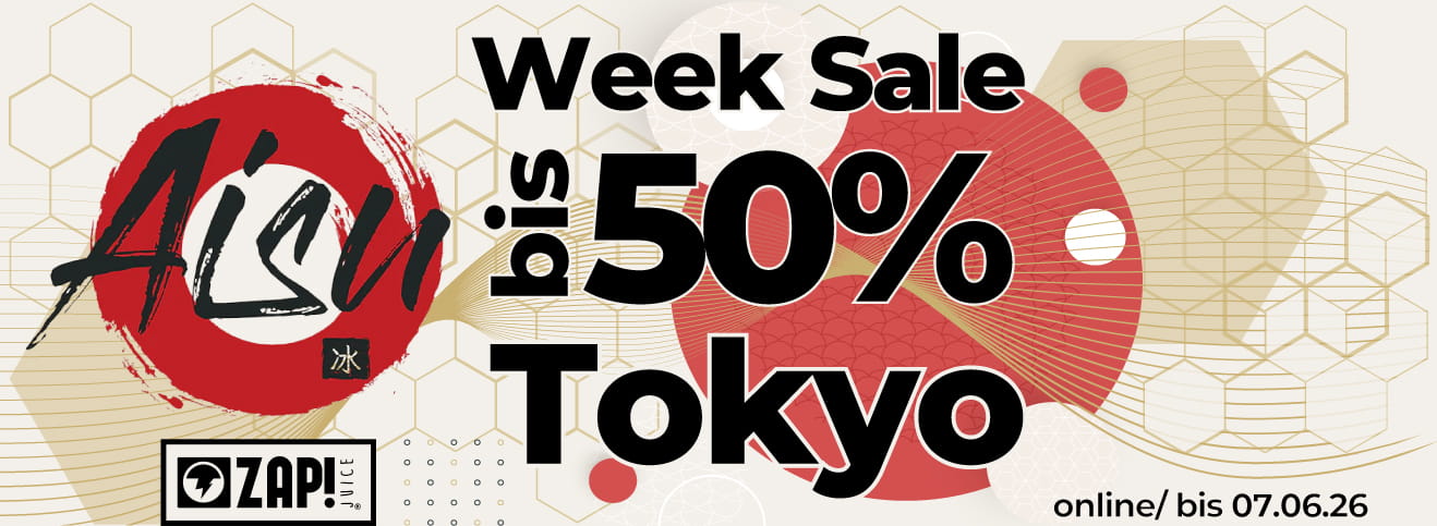 vape new neu liquid aisu zap tokyo salt salz aktion sale weeksale
