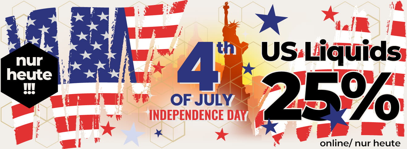 vape liquid Liquide independence day usa aktion sale