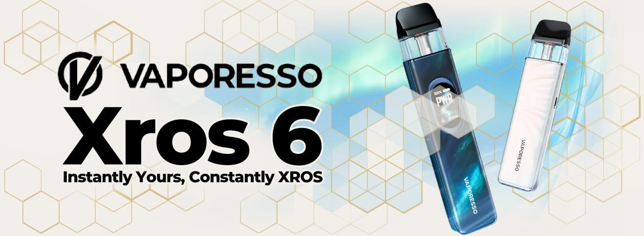 vape kit set pod vaporesso xros 6 disposable einweg e-zigarette nikotin
