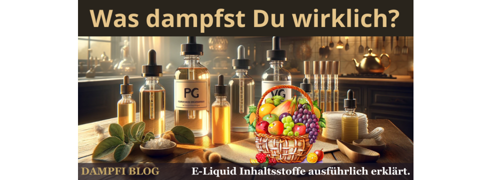 Was ist eigentlich genau in E-Liquid für Vapes drin?
