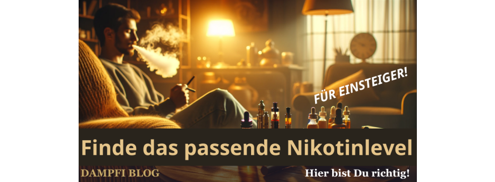 So finde ich das passende Nikotinlevel für meine erste E-Zigarette