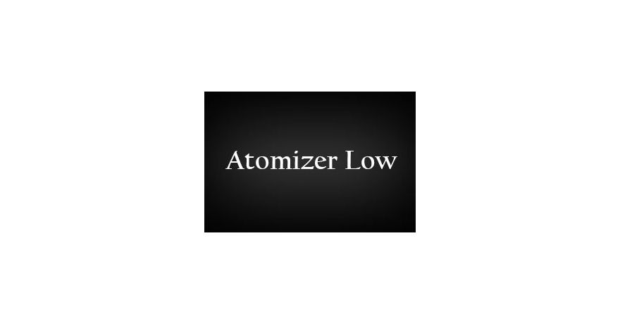 Atomizer Low Hilfe Blog