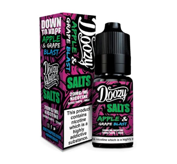 Doozy Salt - Apple & Grape Blast - 10ml Liquid (Nik-Salz) Doozy Salt - Apple & Grape Blast - 10ml Liquid (Nik-Salz)