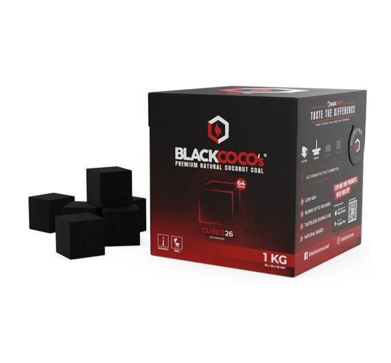 Black Cocos - Premium - 1kg - Naturkohle Black Cocos - Premium - 1kg - Naturkohle