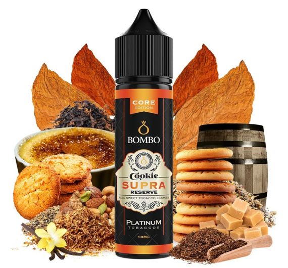 Bombo Platinum Tobaccos - Cookie Supra Reserve - 10/60ml Longfill Aroma