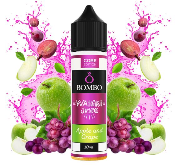 Bombo Wailani Juice - Apple and Grape - 10/60ml Longfill Aroma Bombo Wailani Juice - Apple and Grape - 10/60ml Longfill Aroma