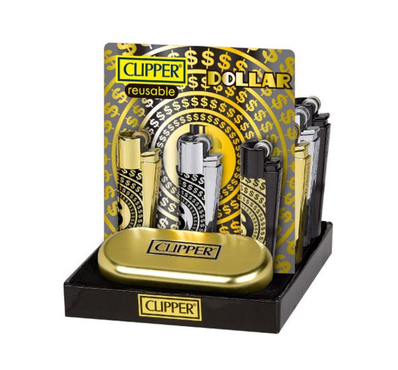 Clipper Classic - Metallfeuerzeug DOLLAR Clipper Classic - Metallfeuerzeug DOLLAR