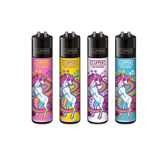 Clipper - Feuerzeuge UNICORNS - Assortiert Clipper - Feuerzeuge UNICORNS - Assortiert